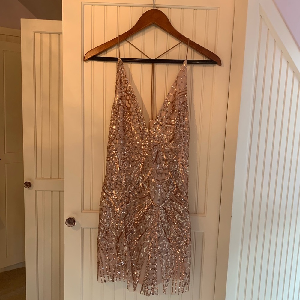 Sparkly mini dress